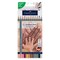 Faber Castell Goldfaber Aqua Watercolor Pencils - Set of 12, Skin Tones